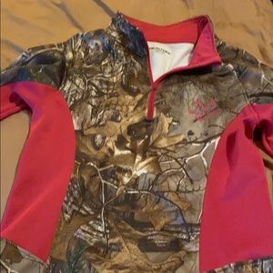 Long sleeve work out shirt.